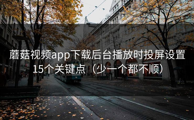 蘑菇视频app下载后台播放时投屏设置15个关键点（少一个都不顺）